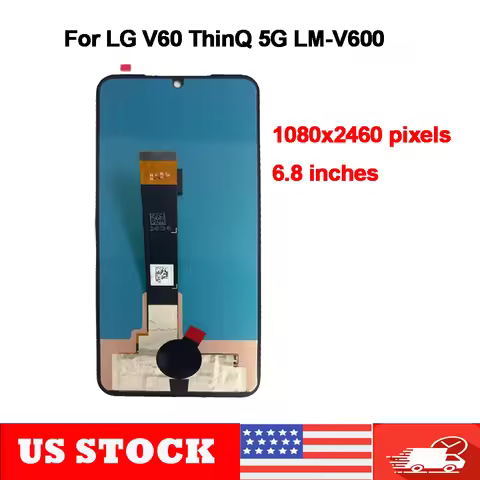 Replacement For LG V60 ThinQ 5G LM-V600 OLED Digitizer LCD Display Touch Screen