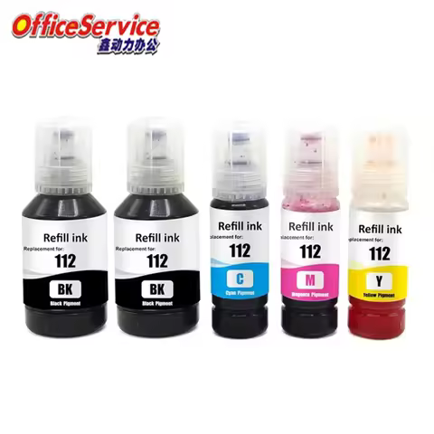 112 Refill ink compatible for Epson EcoTank L6550 L6570 L6580 L11160 L15150 L15160 M15140 printer