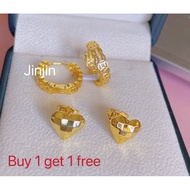 14k Bangkok gold earrings