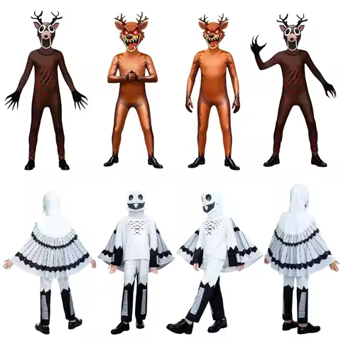 99 Nights In The Forest Deer Costume Horriable Halloween Costume for Nightmare Reindeer Christmas Ro