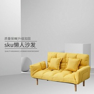 HY🍎Lazy Sofa Bedroom Small Sofa Double Tatami Net Red Sofa Simple Folding Single Sofa Bed UNIJ