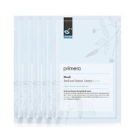 消費券👍🏻韓國直送 PRIMERA - （1盒5片）蓮花籽保濕抗氧化有機純棉面膜 (20ml*5片) mask