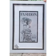 Frame Minimalist 20R photo Frame size: 50x60 White Line Black/