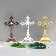 CAHAYA 13.5 CM LIGHT SITTING CROSS CATHOLIC SITTING CROSS/ CATHOLIC TABLE CROSS/ CATHOLIC CROSS/ JES