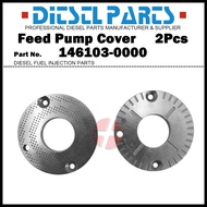 2Pcs Transfer Pump Cover Supply Pump Cover Feed Pump Cover 146103-0000 ME741794 9461610090 for Mitsu