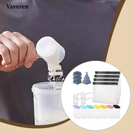 [Vaveren] 42 Pieces Protein Powder Travel Container Set Zip Pouches with Funnels Spoons Reusable Por