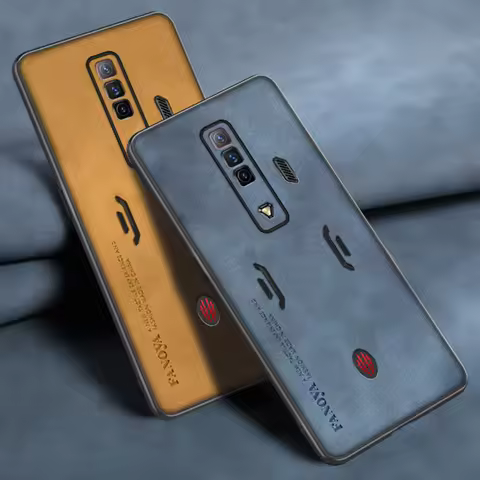 Luxury Leather Case For ZTE Nubia Red Magic 7 7S 6 6S Pro Cover Silicone Full Protection Phone Case 