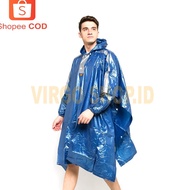 [CODE 7B8RC] ELMONDO FUNTASTIC 703 Sleeve Poncho Raincoat Raincoat/ Raincoat/ Coat/ Elmondo Raincoat