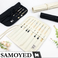 CODE G94R Professional Painting Artist Brush Holder Stationery Canvas Roll Up Case Pouch Bag Storage
