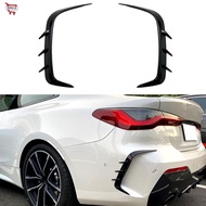 1 Pair Rear Bumper Spoiler Air Vent Cover Side Canard for -BMW 4 Series G22 G23 425I 430I M440I M Sp