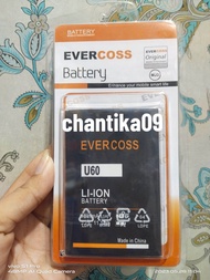 Batre EVERCOSS U60/ Batu Baterai Battery Cross U60 Evercoss U60