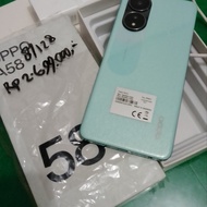 Oppo a58 ram 8+8/128gb seken like new