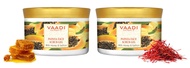Papaya Face Scrub Gel with Honey & Saffron, 17.65 Ounce Each (Pack of 2)
