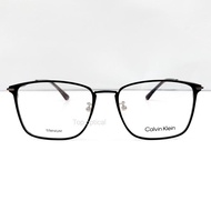 frame kacamata pria wanita Original Calvin Klein Titanium CK 21137A
