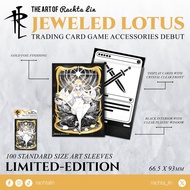 Limited Edition Rachta Lin Jeweled Lotus Standard Sized Sleeves 100ct (Pokemon, MTG, FAB)