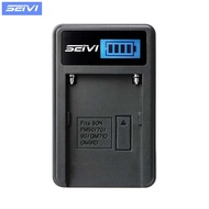 SEIVINP-F550/F750/F970 Camera Battery Charger LCD LCD Screen Display Stand Charger Digital