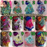 sofiya standard fareeda clearance stock Tudung Fareeda