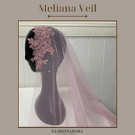 MELIANA WEDDING VEIL [LACE + DIAMOND SWAROVSKI]