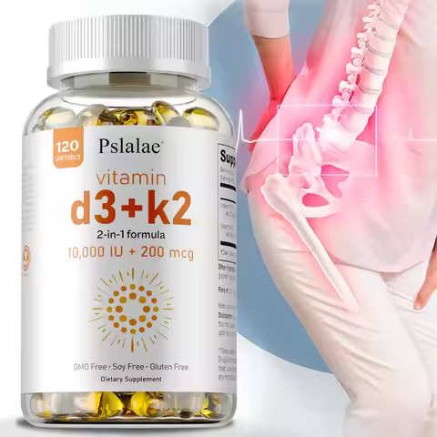 Vitamin D3 with K2 - Immune Support, Healthy Muscle Function and Bone Health, for Heart, Joint Healt