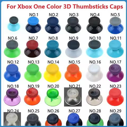 4Pcs For Xbox One Color 3D Thumbsticks Caps Grip Analog Thumb Sticks Cover For Microsoft XBox One XS