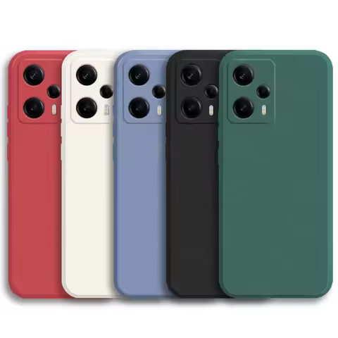 For Xiaomi Poco F5 Case For Poco F5 Cover Coque Shell Original Liquid Silicone Soft TPU Phone Funda 