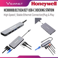 HONEYWELL HC000008/017/024/027 USB-C Docking Station 6in1 7in1 10in1 Ultra Dock HDMI VGA RJ45 SD TF 