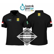 Baju PLN SMALL LOGO COLLAR POLOSHIRT - Smart Electric Collar Shirt - COOL PLN POLO - GUEPOLOS -711