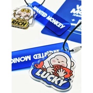 Hot-selling Keychain Ornament Pendant Acrylic Anime logo QR Code Creativity diy Cartoon Standee Gift