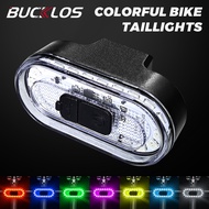 BUCKLOS Bike Tail Light Waterproof Light for Bike Rechargeable Road Bike Light MTB Signal Light