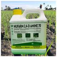[ORIGINAL] 4L AMINE 70 NUFARM /Racun Rumpai 2,4-D/Keladi agas/Rumpai Herbicide/Setawar/Akar Ruas-rua
