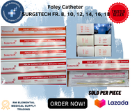 (piece) Foley Catheter (SURGITECH) FR. 8, 10, 12, 14, 16, 18 Sold per Piece