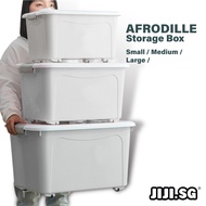 (JIJI.SG) AFRODILLE Storage Box - Stackable - Container - Box - Large Capacity - 57L - 80L - 120L /