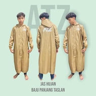 ATZ Raincoat TASLAN LONG SHIRT for Men and Women Syar'i Premium Material Men's Gamis Men's Raincoat/