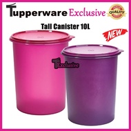 Tupperware Brands Tall Canister 10L Deco Canister bekas keropok Bekas Besar kedap udara Airtight Sto