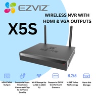 HIKVISION EZVIZ CCTV (Top Global Brand) X5S-8W Wireless NVR with HDMI & VGA Support 3K Wi-Fi cameras
