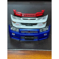 1/18 autoart Honda nsx Subaru 22b Nissan r34 Front Bumper Car Model Accessories 350 Yuan One Set Ori