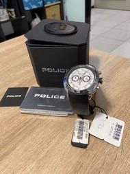 全新 警察 POLICE手錶 男生  男錶 手錶 皮帶手錶 警察男子飛行員黑色手錶 #24春古著