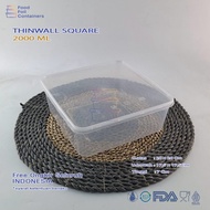 PP THINWALL SQUARE 2000 SQUARE/ 25 PCSML