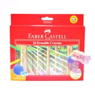 Faber Castell Crayon 12 colors / 24 colors Faber Castell Erasable Crayons Pastel Pencils Set for Dra