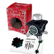 British Diamine Fountain Pen Ink Bottle, Diamine Inkvent Red Edition Black Ivy Sheen Ink Bottle 50ml