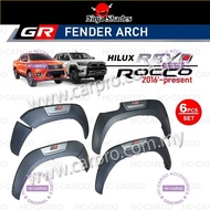 HC-CARGO Fender Arch Untuk Toyota Hilux Revo 2015 - 2025 / GR Logo Style | Mudguard | Perlindungan S