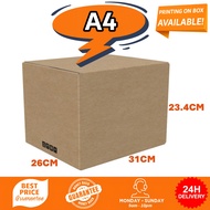 Fixguru - A4 31x26x23.4cm Carton Box Moving Box Storage Box Packing Box Cardboard Box