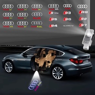 Led HD Car Door Welcome Lights Projector Lamps For Audi A3 A4 B8 8P 8V A6 C7 A5 Q5 B7 B6 B9 SLINE QU