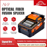 Signal Fire AI-9 Fusion Splicer Fiber Optic 6 Motors Optical Fusion Splicer Machine with OPM&VFL