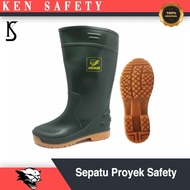 Men's Boots Cougar Gumboot Green-1915 Non Steel Toe Cap - Men's Shoe Accessories Equipment/Safety Sh