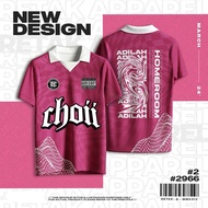 2023 newbaju choii pink jersey nama custom 2024 reka bentuk baru choii original Baju t-shirt lelaki 