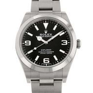 勞力士 Explorer 1 Random Serial Roulette 214270 ROLEX 手錶 黑色 錶盤