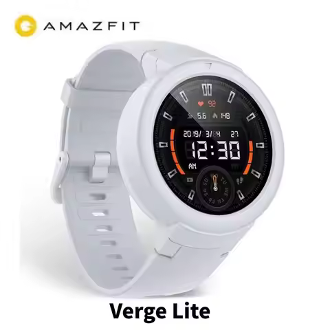 Used Amazfit Verge Lite 90% Condition Smartwatch Global Version AMOLED Display Screen 24Hour Instruc