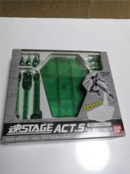 現貨 萬代 魂STAGE ACT 5 支架 透明 綠色 底座 3個裝 鋼彈 figma