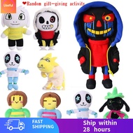 [Free Shipping]30CM Undertale Plush Doll Sans Sunflower Chara Asriel Lancer Action Figure Decoration